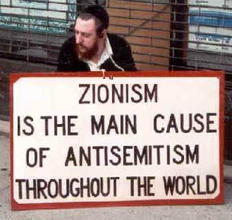  Sionism is the main cause of antisemitism in the world 