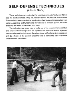  Self-defense techniques 